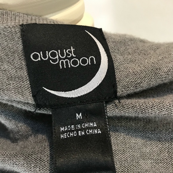 August Moon Cardigan Long Sleeve Womens Medium - Picture 5 of 6